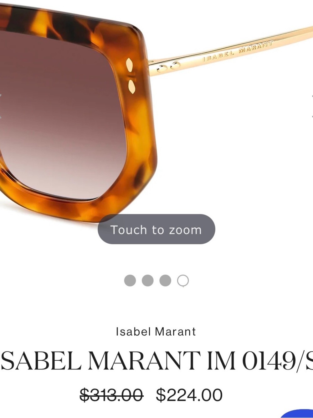 ISABEL MARANT IM 0149/S cat eye NEW glasses in case - Picture 4 of 13